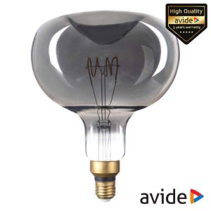 Lâmpada E27 6W 230V Filamento 2400K 150lm Smoky AVIDE - (ABLJFS-6W-ESH)