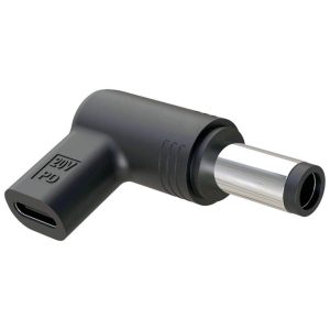 Ficha Adaptadora USB-C Fêmea / Ficha DC 5.0x7.4mm Macho - (ADPUSBC/DC50-74DL)