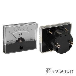 Amperímetro De Painel 50µa DC VELLEMAN - (AIM60005)