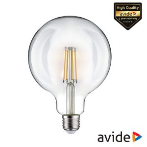 Lâmpada LED E27 Globo Filamento 12W 240V 3000K 1560lm AVIDE - (ALG125F-E27-WW-12W)