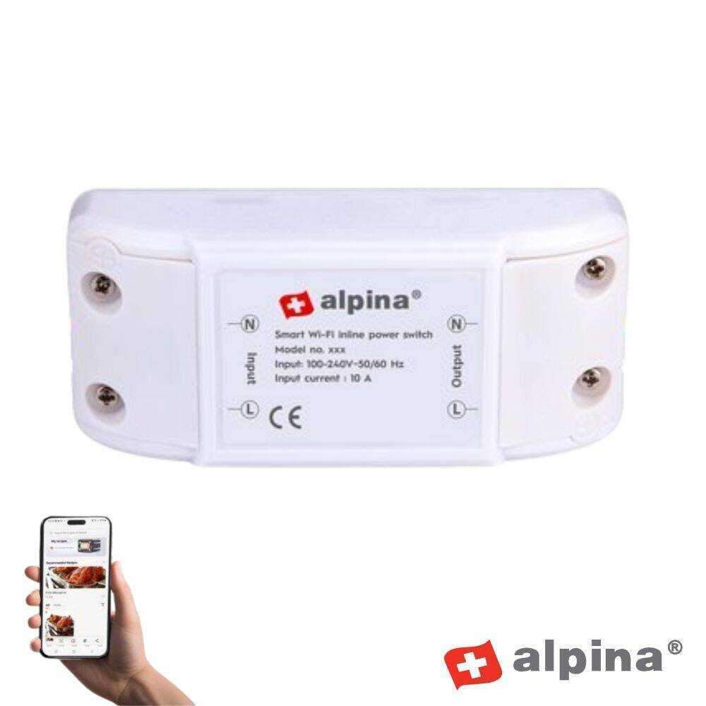 Módulo Automação Interruptor WiFi 1 Canal 2500W Tuya ALPINA - (ALP529)