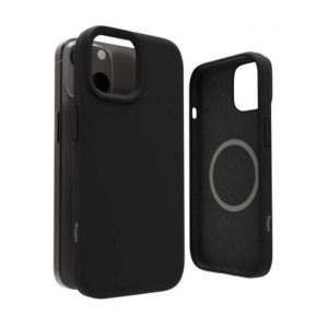 Capa de Silicone Para Iphone 15 Preto C/ MagSafe ALLITY - (ALS-100-MS)