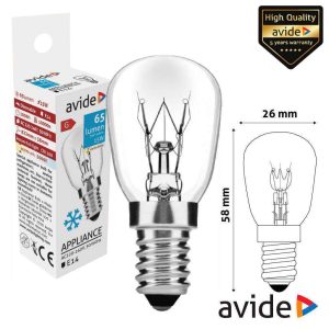 Lâmpada E14 15W 230V Frigorífico AVIDE - (ARAC14WW-15W)
