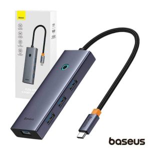Hub USB-C Para 4x USB-A 3.0 e HDMI 4K UltraJoy Baseus - (B00052809813-00)