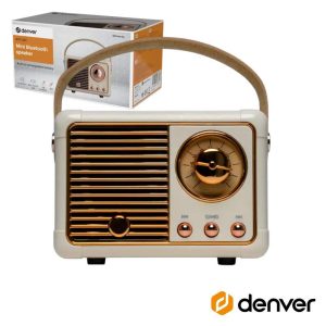 Coluna Bluetooth 30W Bluetooth 5.0 Branco DENVER - (BTP-203W)