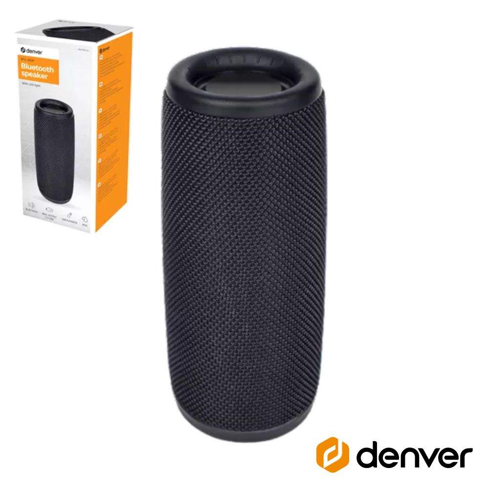 Coluna Bluetooth Portátil 2x5W Bat/Mp3 DENVER - (BTV-150B)