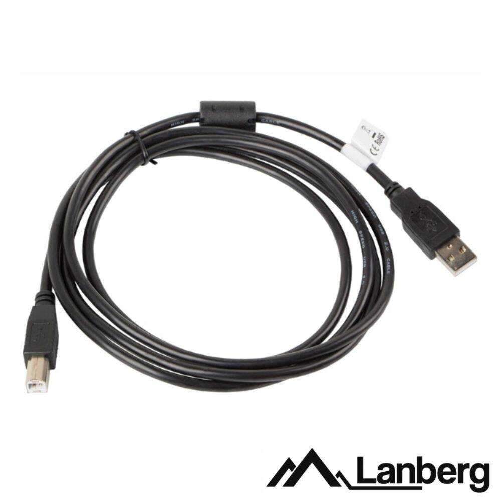 Cabo USB-A 2.0 Macho / USB-B Macho 1.8m LANBERG - (CA-USBA-11CC-0018B)