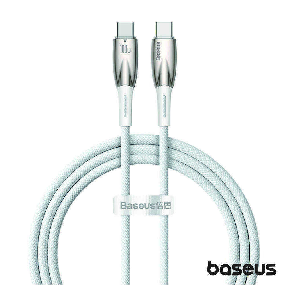 Cabo USB-C Macho P/ USB-C Macho 100W 1m Glimmer BASEUS - (CADH000702)