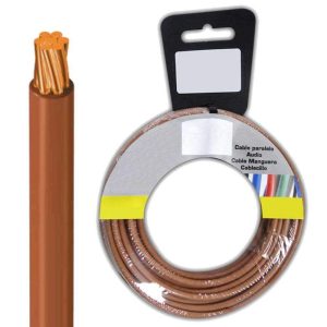 Cabo Alimentação Elétrico Fase 1x1.5mm² Castanho 5m - (CAE1X1.5C)