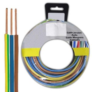 Cabo Alimentação Elétrico 3x1.5mm² Multicor 5m - (CAE3X1.5MC)