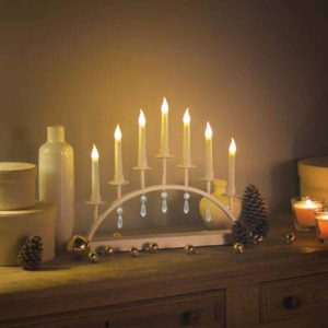 Conjunto 7 Velas Luz LED - (CAN-LED-13-WHITE)