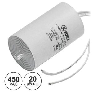 Condensador Arranque 20uf 450V C/ Fios - (COAF20/450)