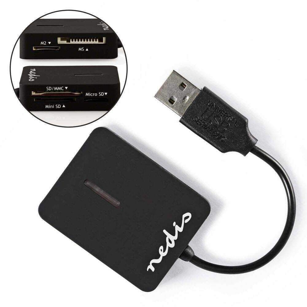 Leitor Cartões de Memória USB 2.0 All in 1 - (CRDRU2300BK)