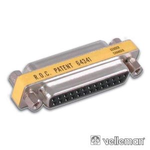 Ficha Adaptadora D Fêmea 25p / Fêmea 25p VELLEMAN - (CW079)