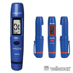 Termómetro De Bolso C/ Infravermelhos -50°c~+260°c VELLEMAN - (DEM104)