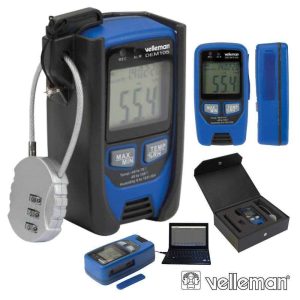 Termómetro E Higrómetro Memória P/ 32700 Leituras VELLEMAN - (DEM105)
