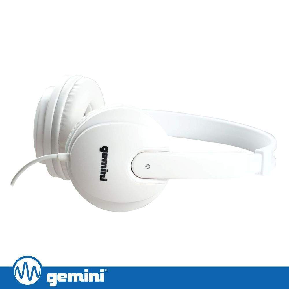 Auscultadores DJ Branco GEMINI - (DJX-200-WH)