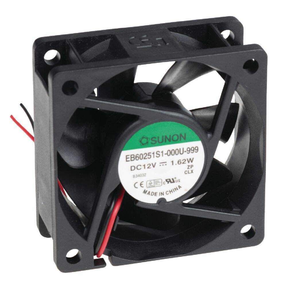 Ventilador 12VDC 60x60x25mm 2 Fios EB60251S1-1000U-999 SUNON - (EB60251S1A)
