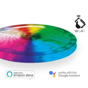 Fita 180 LEDS 5050 RGB + 2700K 12V 3m IP54 WIFI - (EE-24WSL)