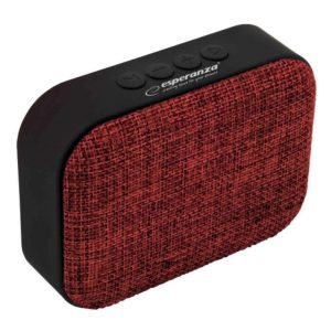 Coluna Bluetooth Portátil 3W USB/SD/Bat Vermelha - (EP129R)