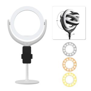 Ring Light Candeeiro de Estúdio 8" c/ Pé Fixo - (ES052)