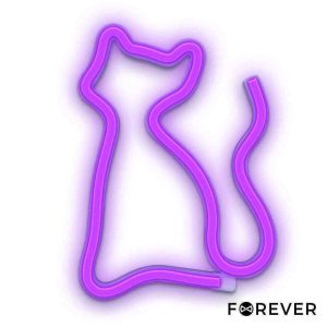 Luz LED Neon Em Forma de Gato - (FLNEO4)