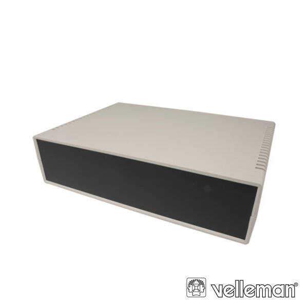 Caixa Abs Cinzento Claro / Preto 260x180x65mm - (G758V)