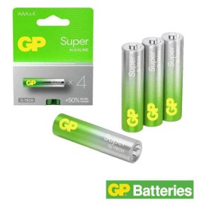 Pilha Super Alcalina LR03/AAA 1.5V 4x Blister GP - (GP24A-PGB4)