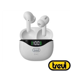 Auriculares Earbuds Bluetooth 5.2 TWS ENC C/ LCD TREVI - (HMP12E40ENC)