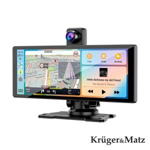 Monitor Auto 9" Carplay IOS/Android Câmara Estacionamento - (KM2021)