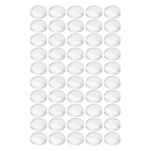 Batentes Adesivos de Silicone Transparentes 10mm 50x - (LAR931)