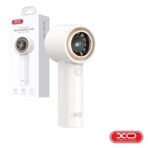 Mini Ventoinha Portátil 3000mAh C/ Display Branco XO - (MF96-WH)