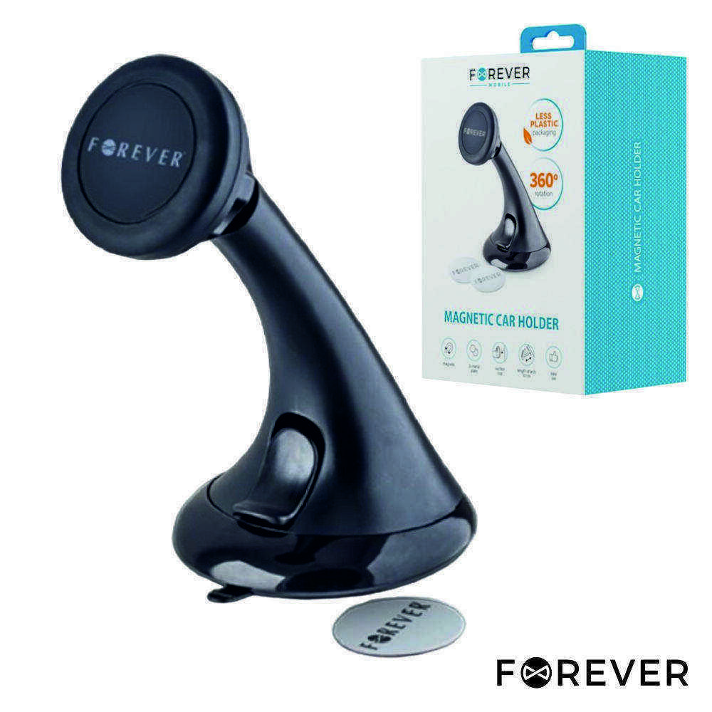 Suporte Magnético Universal Telemóvel E Gps Preto FOREVER - (MH-100BK)