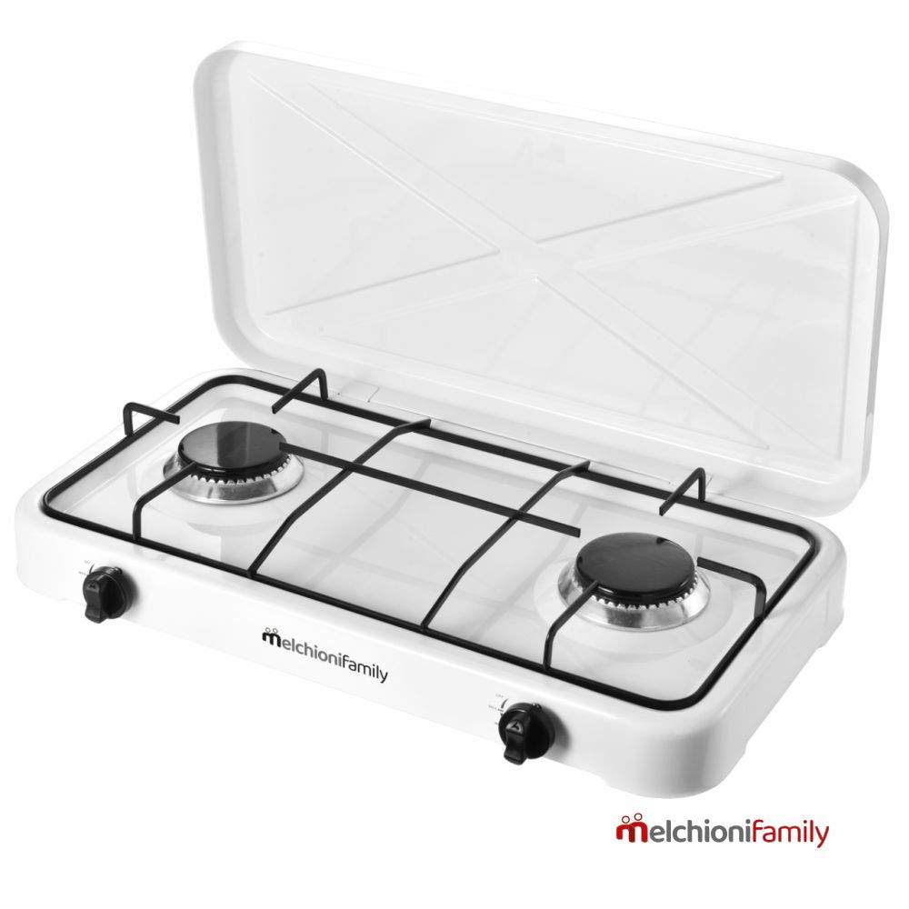Fogão Gás Com 2 Queimadores Branco MelchioniFamily - (MINERVA2W)