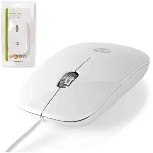 Rato c/ Fios 1000 DPI 3 Botões Branco - (MSWD200WT)