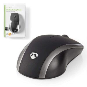 Rato S/ fios 1200 DPI 3 Botões Preto - (MSWS200BK)