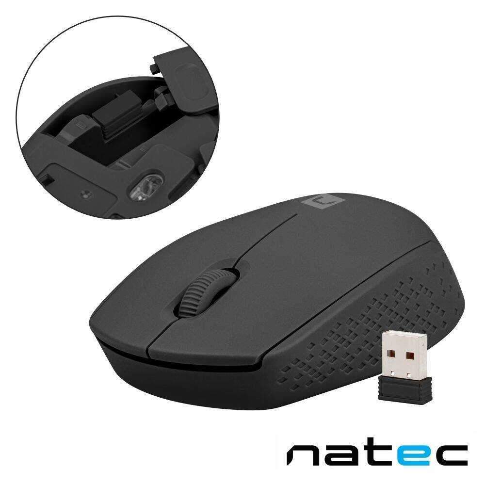 Rato Óptico S/ Fios 800-1600DPI USB 2.4GHz NATEC - (NMY-2000)