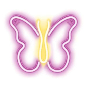 Luz LED Neon Em Forma de Borboleta - (NNE03)