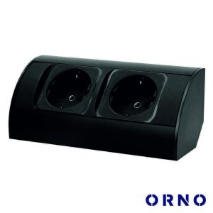 Extensão Elétrica 2x Schuko 0.6m ORNO - (OR-AE-1303(GS)/B)