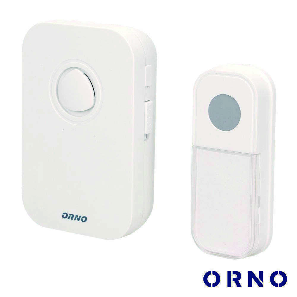 Campainha S/ Fios C/ 1 Receptor 100m ORNO - (OR-DB-KF-134)