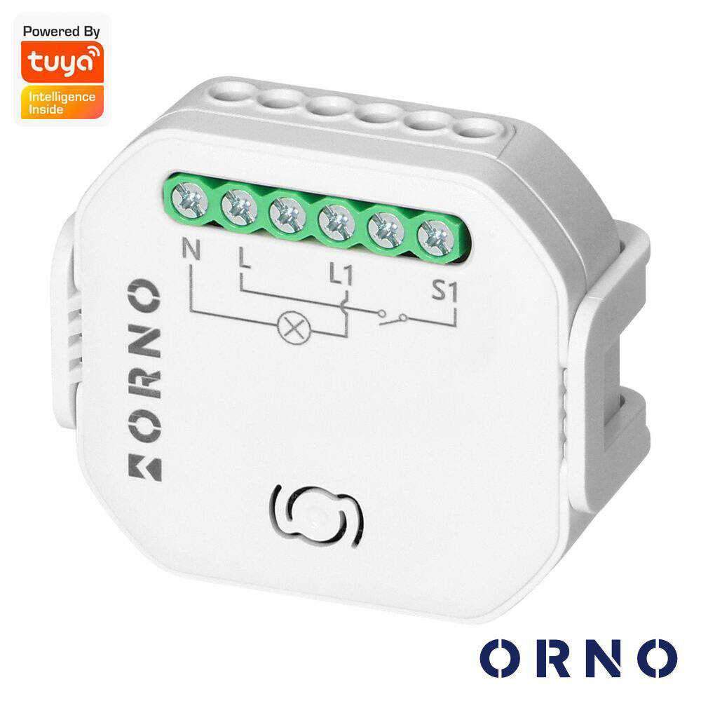Módulo Relé 1 Canal 2300W 10A WiFi+BT Tuya ORNO - (OR-SH-17100)