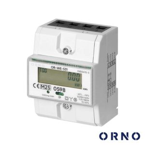 Contador de Energia Trifásico 230V/80A 4.5 Módulos Din ORNO - (OR-WE-531)