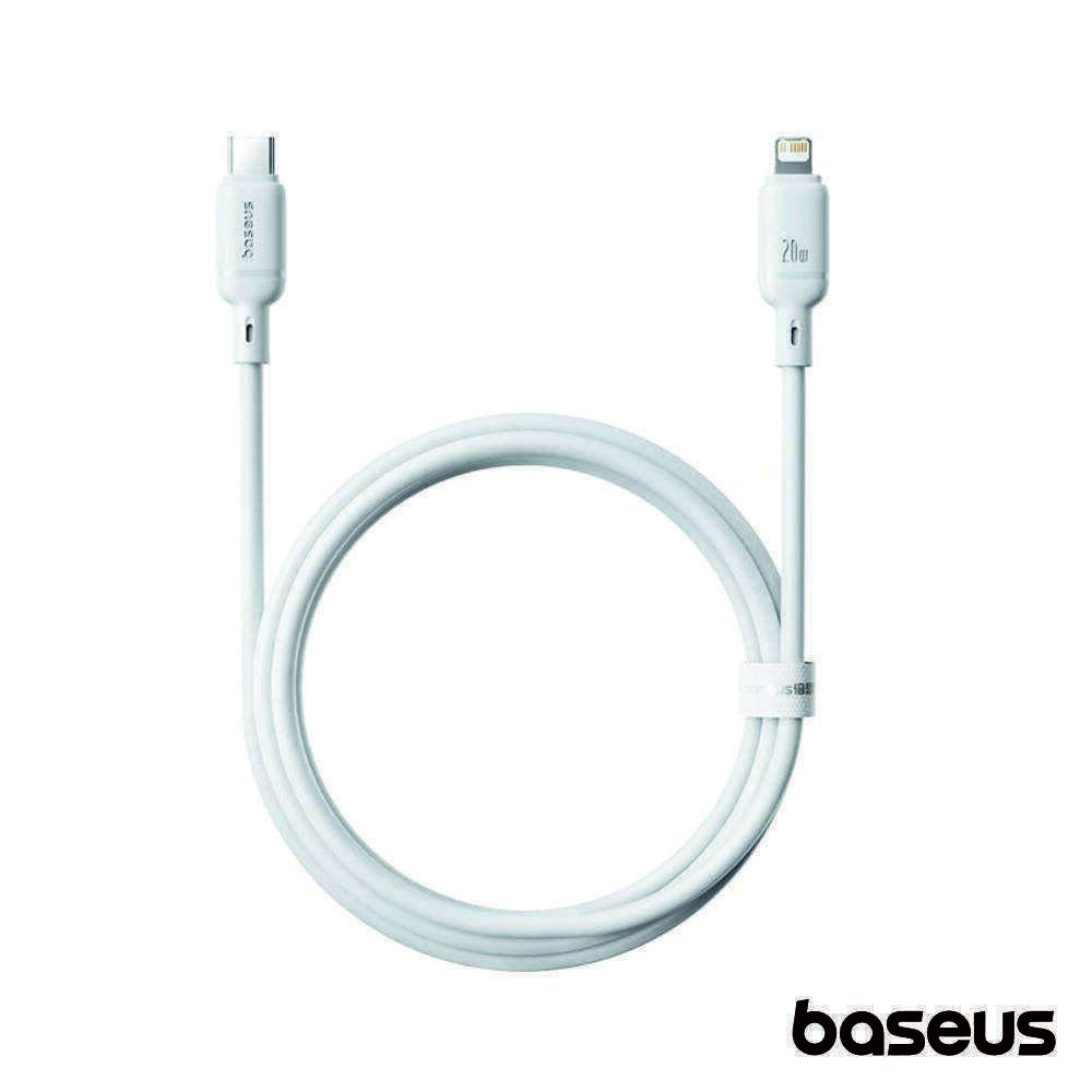 Cabo USB-C / Lightning Macho 20W PD 2m Silky BASEUS - (P10377700213-01)