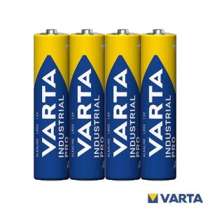 Pilha Alcalina LR03/AAA 1.5V 4x Industrial Pro VARTA - (PAV-INDAAA)