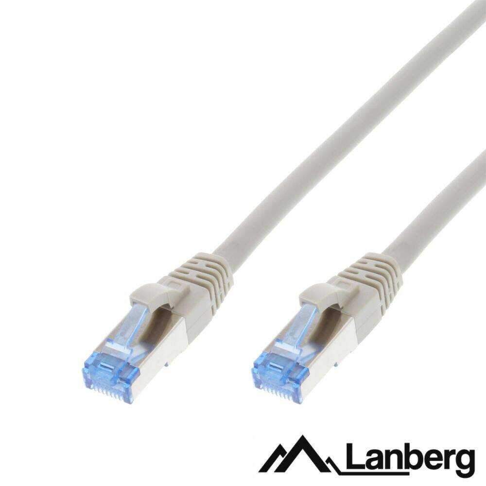 Cabo De Rede S/FTP CAT6A LSZH 0.5m Cinzento LANBERG - (PCF6A-10CC-0050-S)