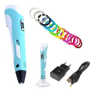 Caneta 3D C/ 15 Filamentos PLA de 5 metros - (PEN3D-1)