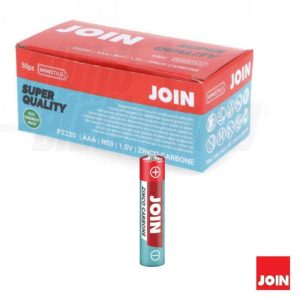 Pilha Zinco-Carvão LR03/AAA 1.5V 50x SUPER QUALITY JOIN - (PZ220)