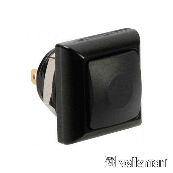 Interruptor Pressão Miniatura 1p Spst Off-(On) Preto - (R1397)