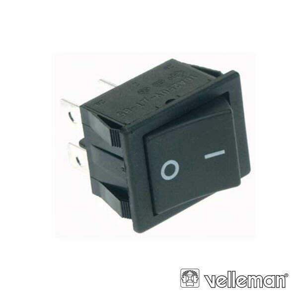 Interruptor Basculante 10A-250v Dpst On-Off VELLEMAN - (R905A)