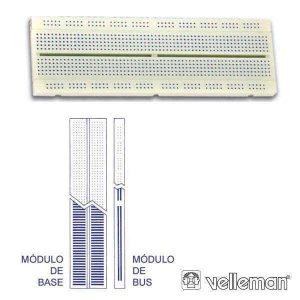 Placa De Ensaio Multifunções C/ 840 Pontos VELLEMAN - (SD12N)